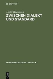Cover von Zwischen Dialekt und Standard