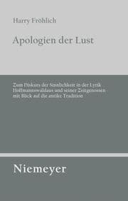 Cover von Apologien der Lust