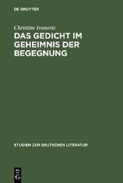 Cover von Das Gedicht im Geheimnis der Begegnung