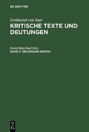Cover von Seligmann Hirsch