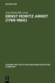 Cover von Ernst Moritz Arndt (1769-1860)