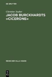 Cover von Jacob Burckhardts »Cicerone«