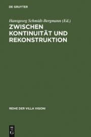 Cover von Zwischen Kontinuität und Rekonstruktion