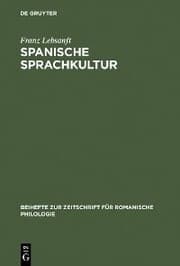 Cover von Spanische Sprachkultur
