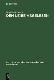 Cover von Dem Leibe abgelesen