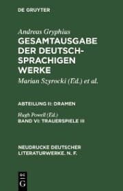 Cover von Trauerspiele III