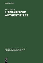 Cover von Literarische Authentizität