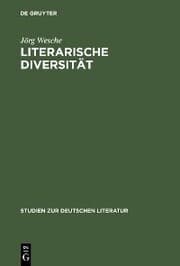 Cover von Literarische Diversität