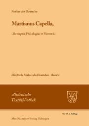 Cover von Martianus Capella,»De nuptiis Philologiae et Mercurii«