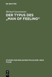 Cover von Der Typus des 'man of feeling'