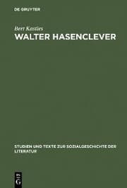 Cover von Walter Hasenclever