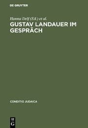 Cover von Gustav Landauer im Gespräch