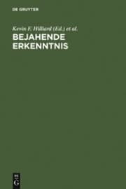 Cover von Bejahende Erkenntnis