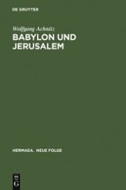 Cover von Babylon und Jerusalem