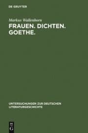 Cover von Frauen. Dichten. Goethe.