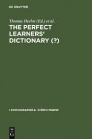 Cover von The Perfect Learners' Dictionary (?)