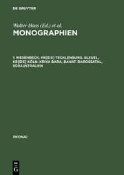 Cover von Riesenbeck, Kr[eis] Tecklenburg. Gleuel, Kr[eis] Köln. Kriva Bara, Banat. Barossatal, Südaustralien