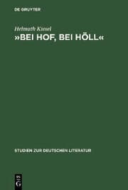 Cover von »Bei Hof, bei Höll«