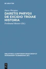 Cover von Daretis Phrygii de excidio Troiae historia