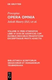 Cover von Peri ktismaton libri VI sive de aedificiis cum duobus indicibus praefatione excerptisque photii adiectis