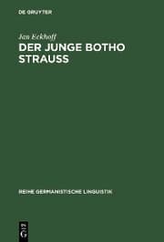 Cover von Der junge Botho Strauß