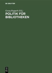Cover von Politik für Bibliotheken