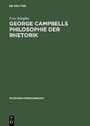 Cover von George Campbells Philosophie der Rhetorik
