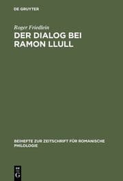 Cover von Der Dialog bei Ramon Llull