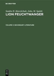 Cover von Secondary Literature