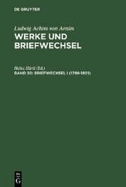 Cover von Briefwechsel I (1788-1801)