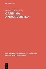 Cover von Carmina Anacreontea