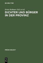 Cover von Dichter und Bürger in der Provinz