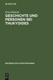 Cover von Geschichte und Personen bei Thukydides