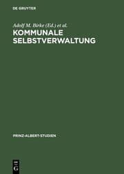 Cover von Kommunale Selbstverwaltung