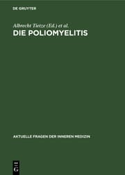 Cover von Die Poliomyelitis