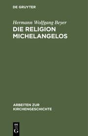 Cover von Die Religion Michelangelos