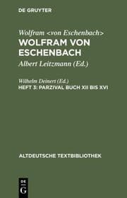 Cover von Parzival Buch XII bis XVI