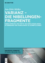 Cover von Varianz - die Nibelungenfragmente