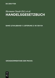 Cover von Handelsgesetzbuch - Grosskommentar 2