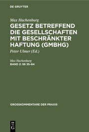 Cover von (§§ 35 - 84)