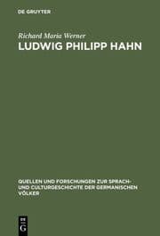 Cover von Ludwig Philipp Hahn