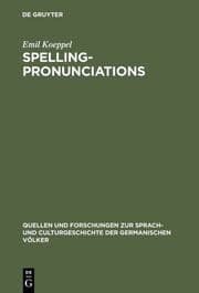 Cover von Spelling-pronunciations