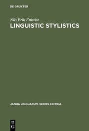 Cover von Linguistic stylistics
