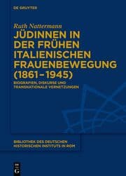 Cover von Jüdinnen in der frühen italienischen Frauenbewegung (1861-1945)