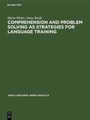 Cover von Comprehension and proSem solving as strategies for language training