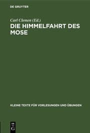 Cover von Die Himmelfahrt des Mose