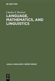 Cover von Language, mathematics, and linguistics