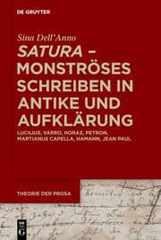 Cover von satura - Monströses Schreiben in Antike und Aufklärung