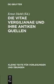 Cover von Die Vitae Vergilianae und ihre antiken Quellen