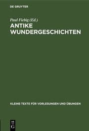 Cover von Antike Wundergeschichten
